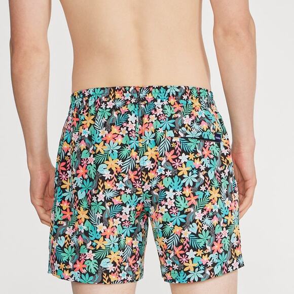 Chubbies NEW "The Bloomerangs" Men's Classic Swim Trunks Jungle Print Size Small - Picture 2 of 12